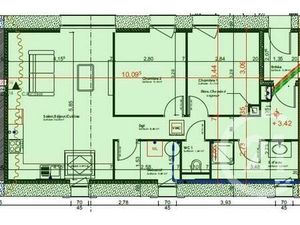 Appartement F3 à louer - 3 pièces - 62 m2 - Maen Roch - 35 - BRETAGNE