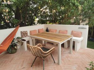 Haut de villa avec jardin + 2 pieces indépendant