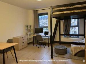 Studio à louer 30m² - Louvain-La-Neuve centre - 700€ + 65€