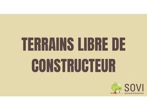 Terrain constructible viabilisé à vendre