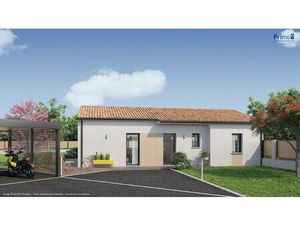 Terrain avec maison neuve à vendre