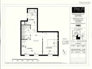 Appartement 2 pièces 38 m²