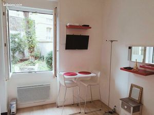 RUE DE SIAM – STUDIO MEUBLÉ 13 5 m² CARREZ – VUE JARDIN – R+1 – LIBRE 01/2026