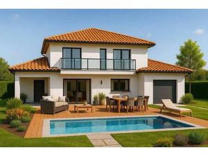 Terrain avec maison neuve à vendre