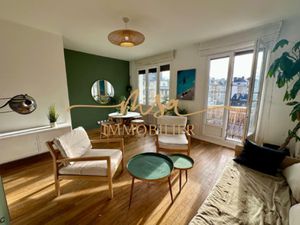 Rouen hyper centre - T2 meublé de 53 71 m2 Balcon + Parki