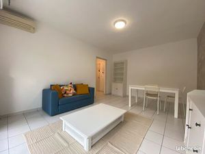 Appartement T2 meublé avec terrasse  garage et place de parking