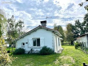 Maison plain pied - 2 pièces 60 m2 avec 900 m2 de jardin