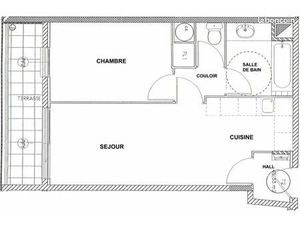 Appartement T2 meublé à louer Rue Breteuil