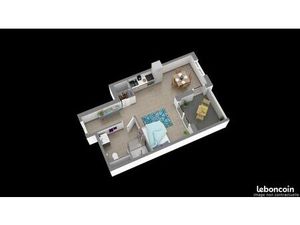 Appartement 1 pièce 28 m²