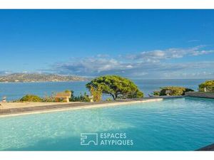 Villa Vue Mer Panoramique à La Nartelle avec Piscine et Sauna