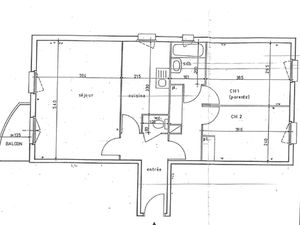 JOUY LE MOUTIER - 3 PIECES 64m²