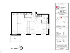 Location Appartement 3 pièces à Saint-Herblain Nord-Sillon-Thébaudières (44800) : à louer 