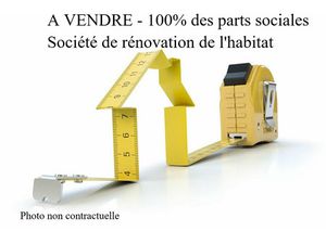 Parts sociales société de réno à vendre