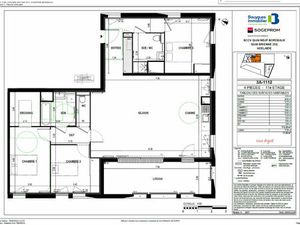 Appartement Bordeaux 4 pièces 112.35 m2