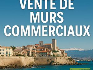 Antibes Centre Murs Commerciaux d’Angle à Forte Visibilité