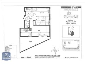 Appartement à louer 3 pièces 63.84 m² - Saint-Sébastien-sur-Loire (44) - 890€