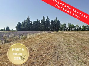 Terrain constructible 15mn AVIGNON Nord