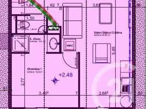 Location Appartement 2 pièces à Saint-Étienne-en-Coglès (35460) : à louer 2 pièces / 35m² 