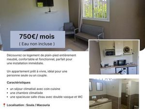 Appartement T2 meublé