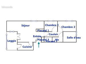 Appartement T3/4 entre la Pomme et les Caillols