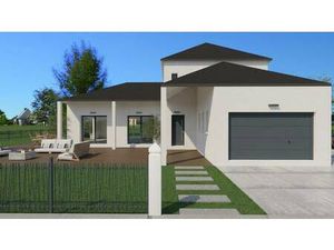 Terrain avec maison neuve à vendre