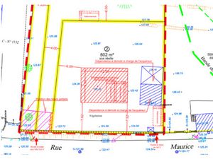 Terrain viabilisé - 802 m2