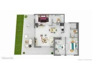 Appartement 2 pièces 36 m²