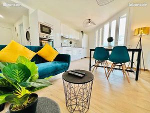 Duplex 4 chambres – Terrasse – Dernier étage – Meublé & Équipé