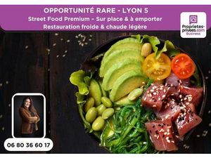 EN EXCLUSIVITÉ  69005 LYON : Restauration froide & chaude légère - Opportunité rare