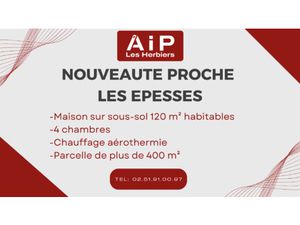 Vente Maison aux Epesses (85590) : à vendre / 120m² Les Epesses