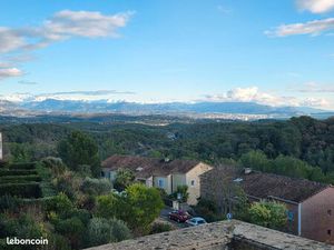 2 pièces meublé Mougins le Haut 45 m² vue mer et montagne