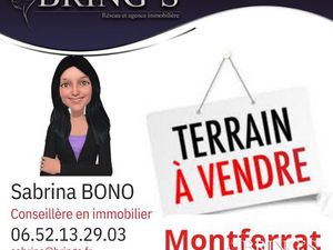 en vente Terrain non constructible – 83 500 € |Montferrat