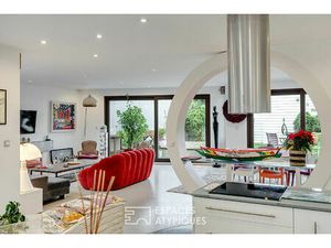 Maison d'Architecte avec Jardin et Patio Zen