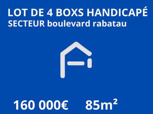 Lot de box boulevard rabatau