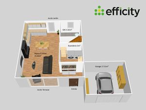 Maison 4 pièces - 77 m²