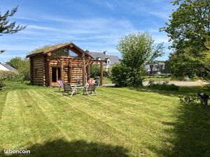 Chalet fuste 35 m² à vendre sur terrain constructible de 950 m² à Sulniac (15 min de Vanne
