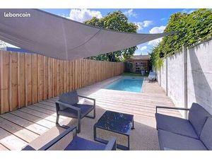 (Vente directe) Échoppe bordelaise rénovée et surélevée avec Piscine - Bègles/Talence - 4 