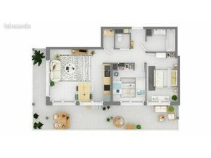 Appartement 3 pièces 60 m²