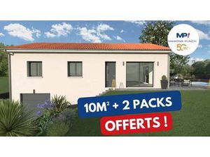 Terrain avec maison neuve à vendre