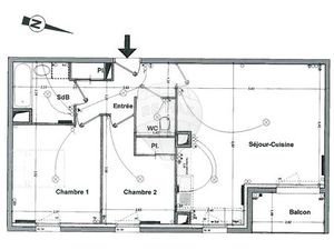 Vente Appartement 3 pièces à Nantes Canclaux - Mellinet (44000) : à vendre 3 pièces / 60m²