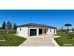 Maison individuelle de 2022 avec 3 ch PAC et grand garage