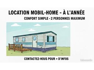 Location mobil home à l'année