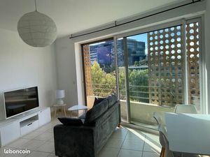 Location T2 35 m² + terrasse 7 m² quartier Port Marianne en première ligne face au Lez