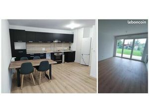 Bel appartement meublé neuf T3 avec parking  terrasse et jardin