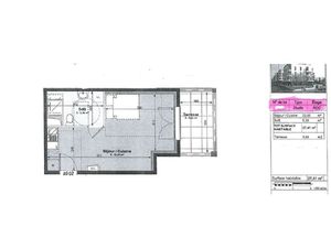 Appartement T1 près de NOISY LE GRAND à louer