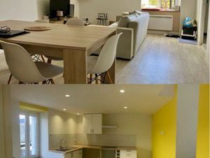 Appartement T2+ 51 m² rénové – cour privative & garage