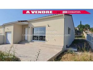 Villa neuve de type 4 de 100m² habitable avec garage sur 460m² de terrain