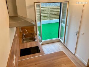 Studio F1Bis Sanvic Mairie grande terrasse