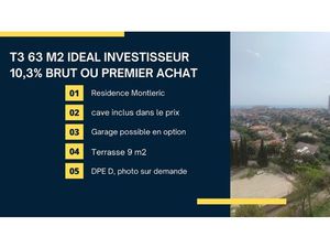 Appartement 3 pièces - 63 m²