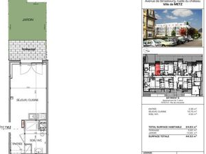 Appartement à louer 1 pièce 24.63 m² - Metz (57) - 435€